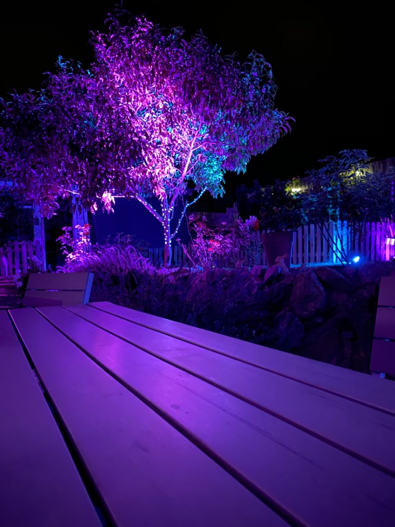 Gartenparty beleuchtung