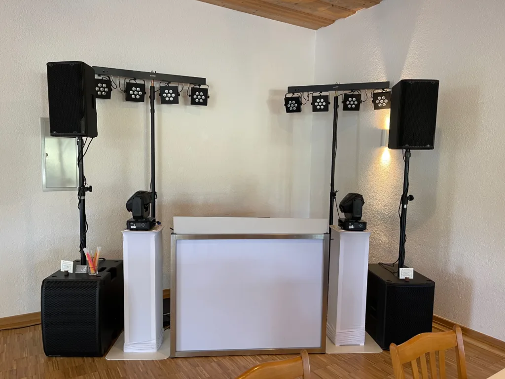 Aufbau Mittleres Lichtpaket Tenne