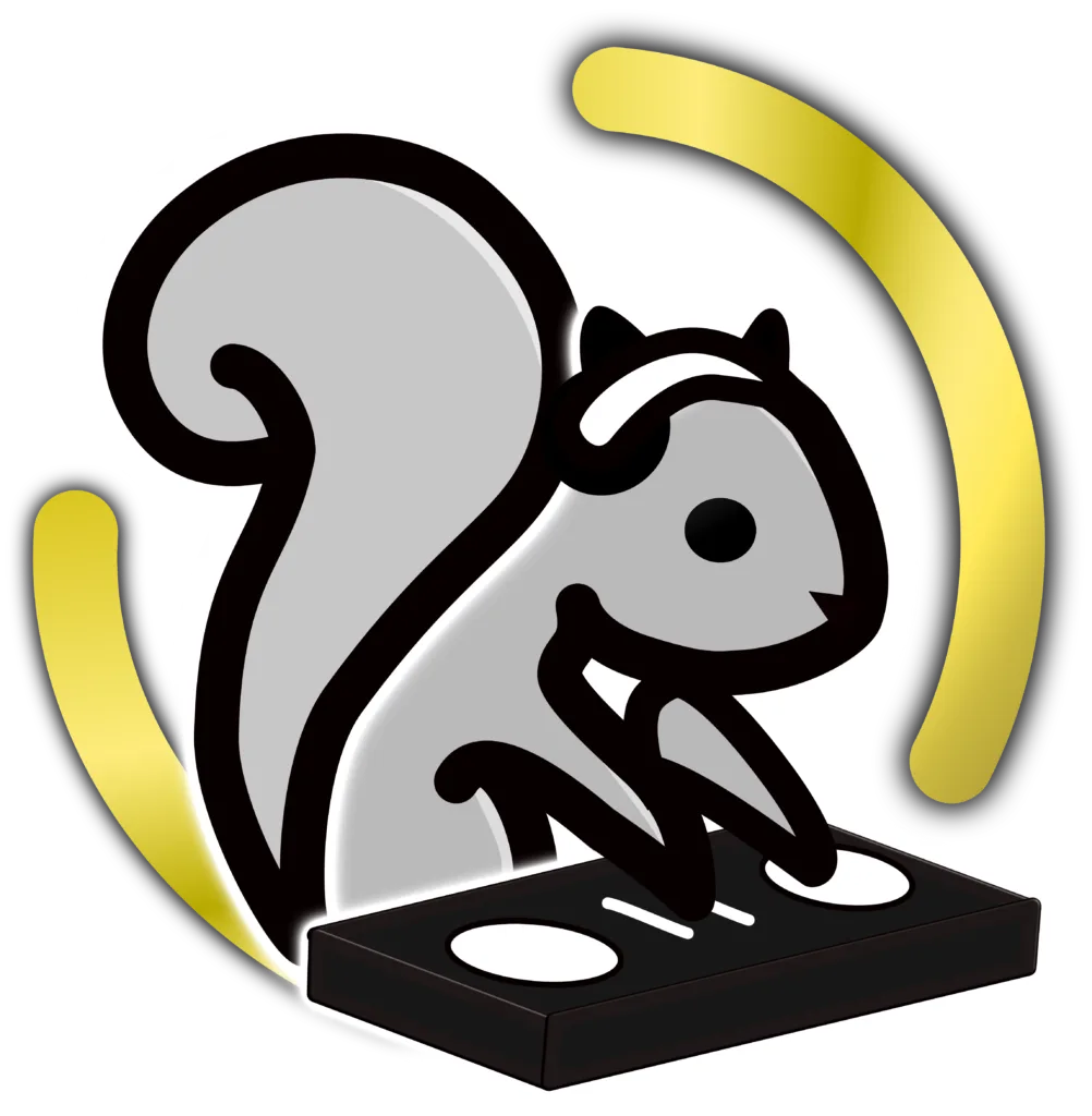 Neues Eichhörnchen-Logo von DJ Hörnle aus dem Jahr 2025